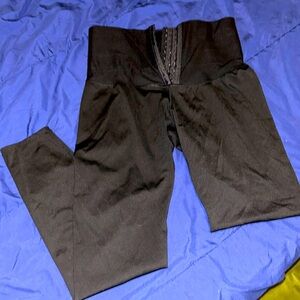 Elegant Black Shapewear Leggings